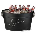 Galvanised Metal 'Black Metal look' with Plastic Insert Tub — APS