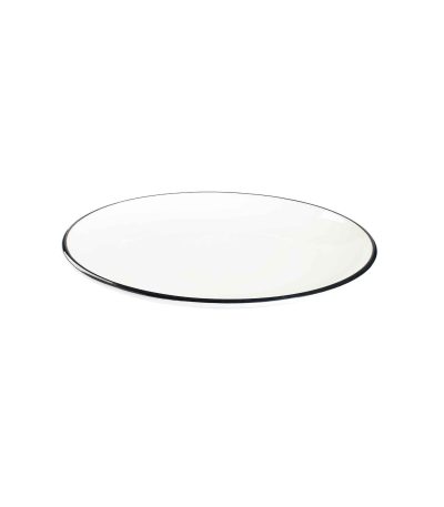 Modest Black Coupe Plate 17cm / 6.25" — Modest