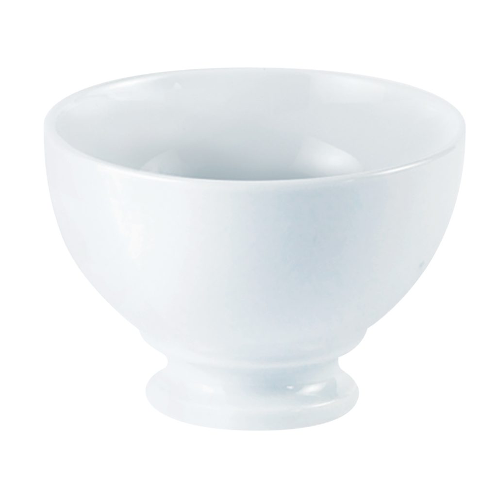 Footed Rice Bowl 10cm/4" 20cl//7oz — Porcelite