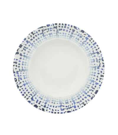 Saturnia Alchimia Bianco Pasta bowl 22cm — Saturnia