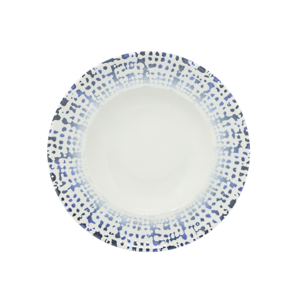 Saturnia Alchimia Bianco Pasta bowl 22cm — Saturnia