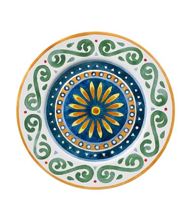 Saturnia Capri Dinner Plate 28cm — Saturnia