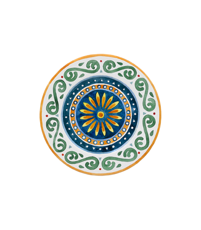 Saturnia Capri Piatto Frutta 21cm — Saturnia