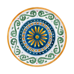 Saturnia Capri Pizza Plate 33cm — Saturnia
