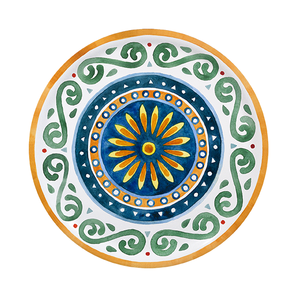 Saturnia Capri Pizza Plate 33cm — Saturnia