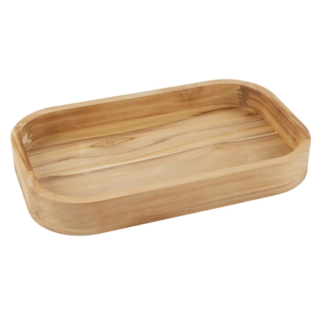 Deep Wooden Tray 40x 25x5.0cm — Tramontina